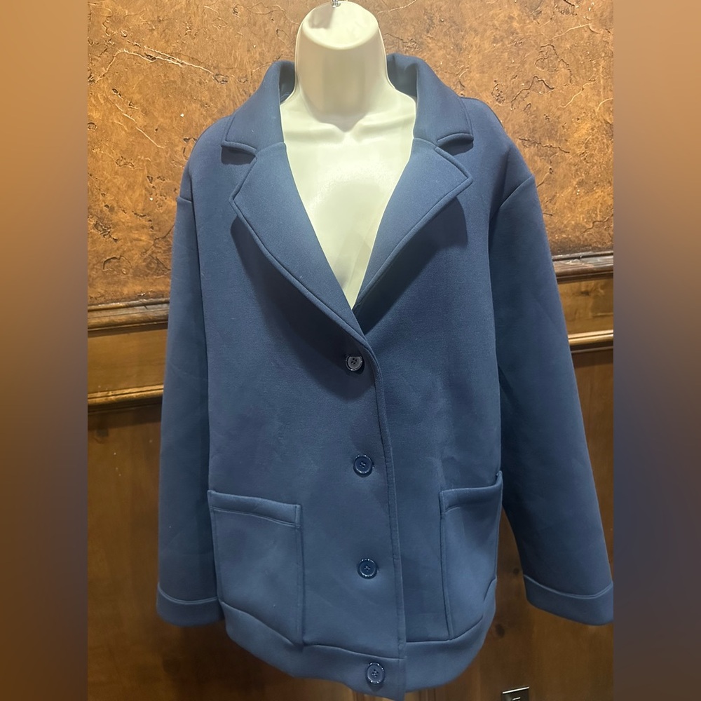 NWT SIZE 3X Elegant Women's Navy Blazer